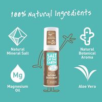 Salt Of The Earth Natural Deodorant Spray - Ginger & Jasmine
